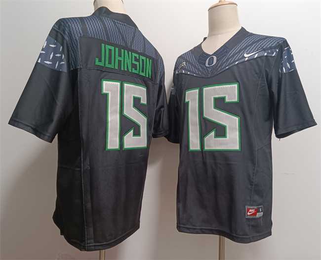 Men's Oregon Ducks #15 Tez Johnson Black 2024 F.U.S.E. Stitched Jersey,We sell and wholesale Men's Oregon Ducks #15 Tez Johnson Black 2024 F.U.S.E. Stitched Jersey on line form chian!